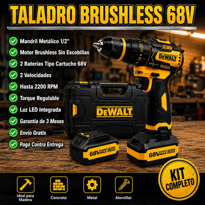 taladro Dewalt Brushless 68v